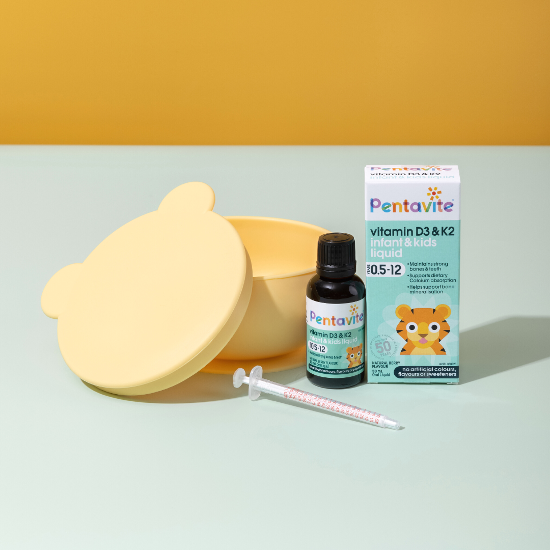Pentavite Bổ Sung Vitamin D3 Và K2 Cho Bé Dạng Lỏng Pentavite Vitamin D3 + K2 Kids Liquid 30ml - Pentavite Vitamin D3 & K2 Kids Liquid 30ml