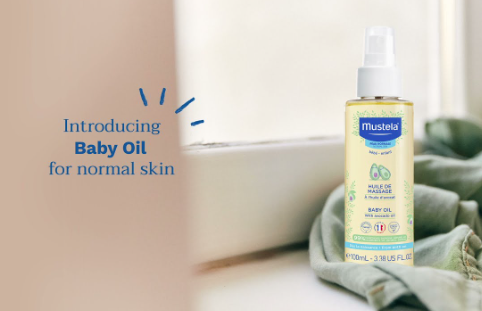 Dầu Massage Cho Bé Mustela Baby Massage Oil 100ml Online Only