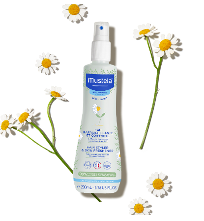 Xịt tóc bé Úc Mustela nguồn gốc tự nhiên Mustela Hair Styler & Skin Freshener 200ml Spray - nhập chính hãng Úc