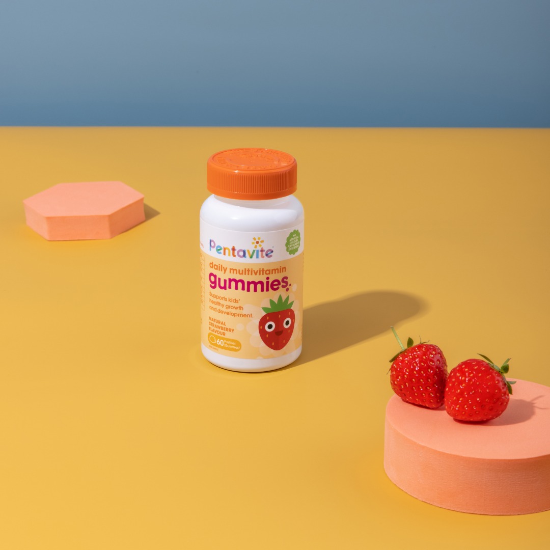 Pentavite Kẹo Dẻo Bổ Sung Vitamin Tổng Hợp Cho Bé Từ 2 Tuổi 60 Viên - Pentavite Daily Multivitamin Kids Gummies 60 Gummies