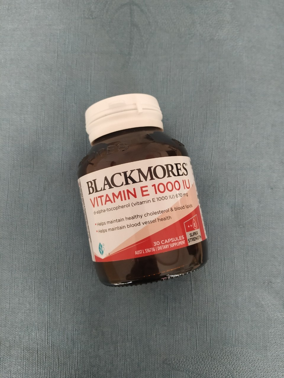 Blackmores Natural Vitamin E 1000IU - Viên uống bổ sung vitamin E 30 viên
