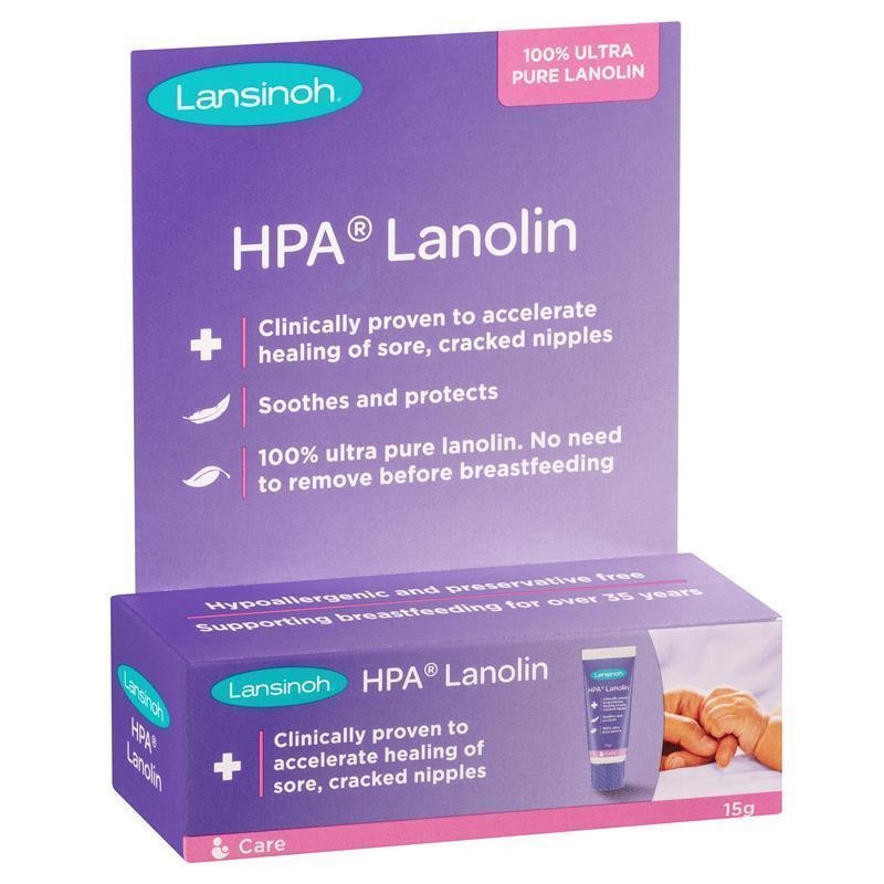 Kem bôi trị nứt đầu ti - cực phù hợp cho mẹ cho con bú Lansinoh® HPA® Lanolin 15g