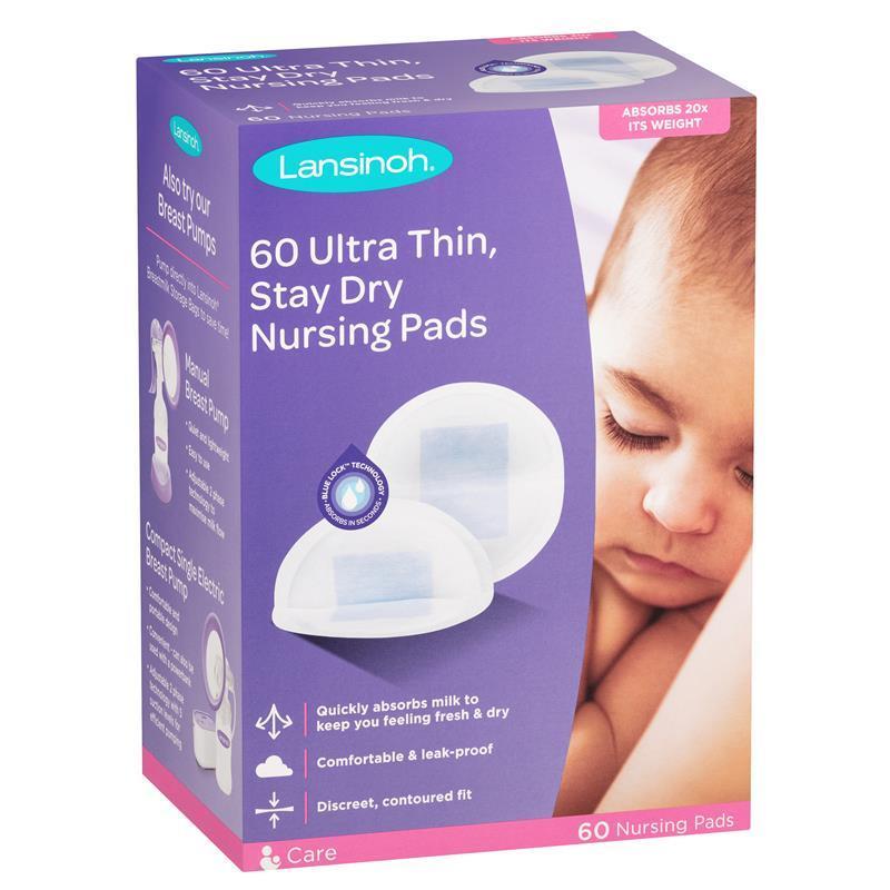 Lansinoh Ultra Thin Stay Dry Nursing Pads 60 Gói
