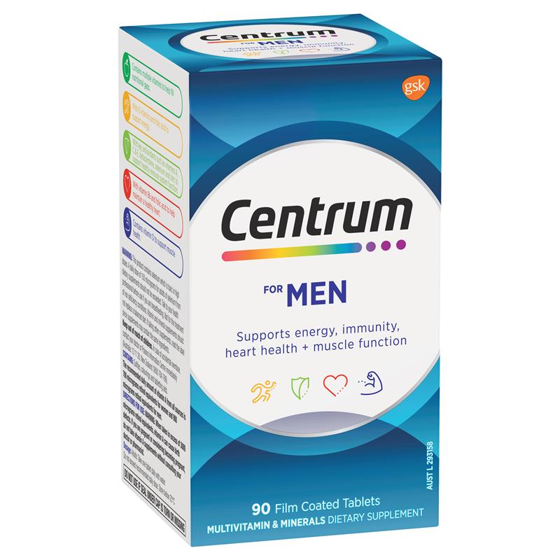 Centrum For Men - Vitamin Tổng Hợp cho Nam 90 viên