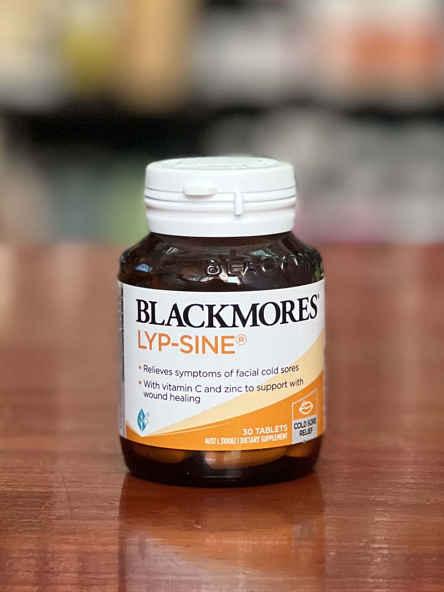 Viên uống hỗ trợ điều trị nhiệt miệng, chữa lở loét Blackmores Lyp-sine 30 viên