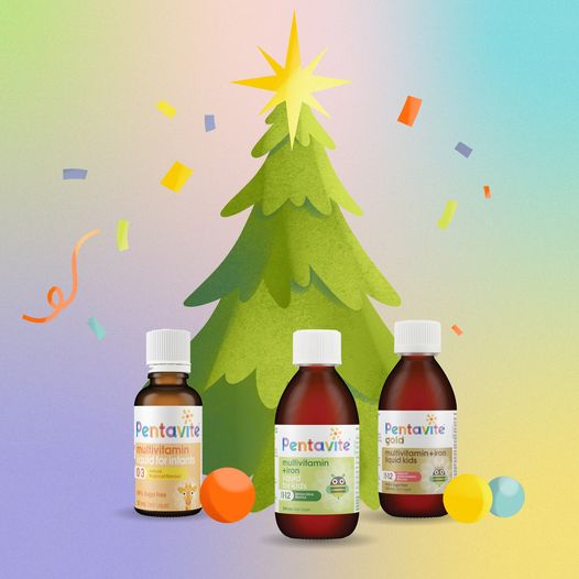 Pentavite Multivitamin + Iron Liquid Vitamin tổng hợp và sắt dạng nước cho bé từ 1-12 tuổi For Kids 200ml