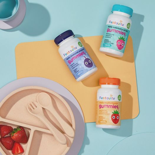 Pentavite Kẹo Dẻo Bổ Sung Vitamin Tổng Hợp Cho Bé Từ 2 Tuổi 60 Viên - Pentavite Daily Multivitamin Kids Gummies 60 Gummies