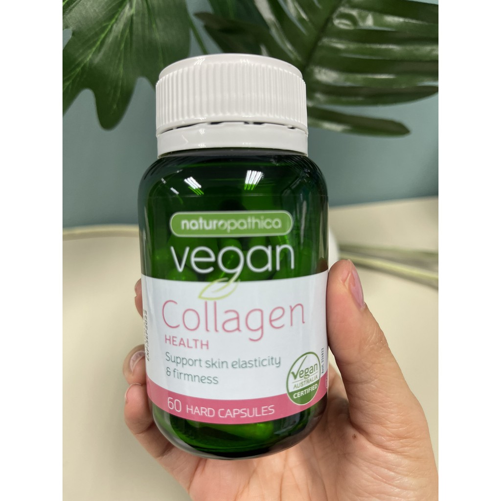 Viên uống hỗ trợ độ đàn hồi & độ săn chắc của da Naturopathica Vegan Collagen Health 60 Capsules