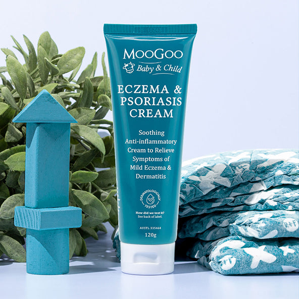 Kem Trị Viêm Da Do Cơ Địa Chàm Và Vẩy Nến MooGoo Cho Bé 120g - MooGoo Baby And Child Eczema And Psoriasis Cream 120g