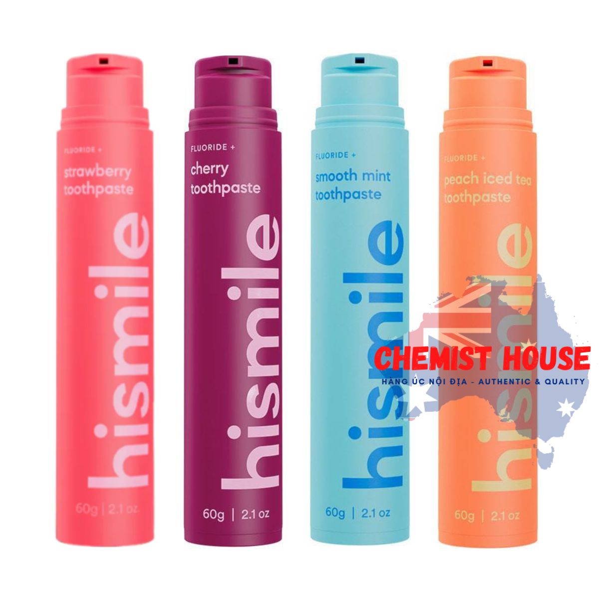 Kem Đánh Răng Hương Vị Trái Cây Thơm Ngon Hismile Loại Bỏ Mùi Hôi Miệng