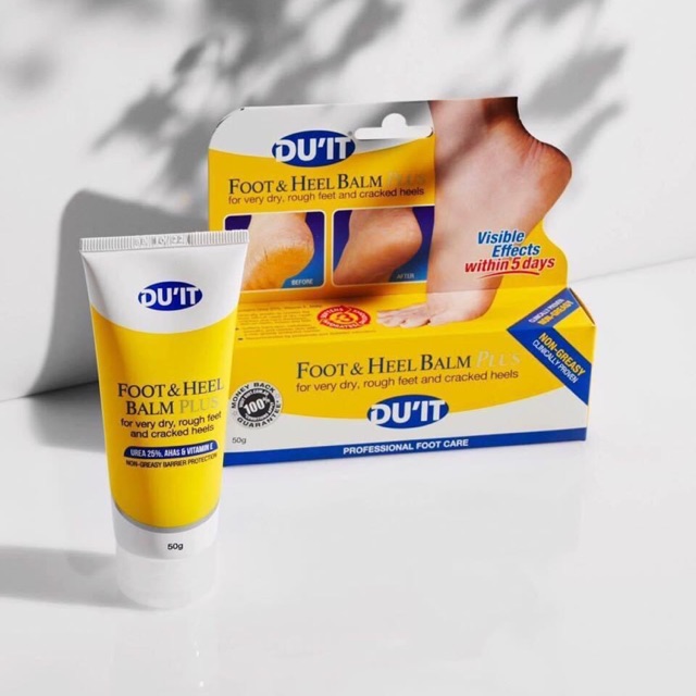 Kem dưỡng và nứt gót chân DU'IT Foot & Heel Balm Plus Dry Skin Foot Cream 50g