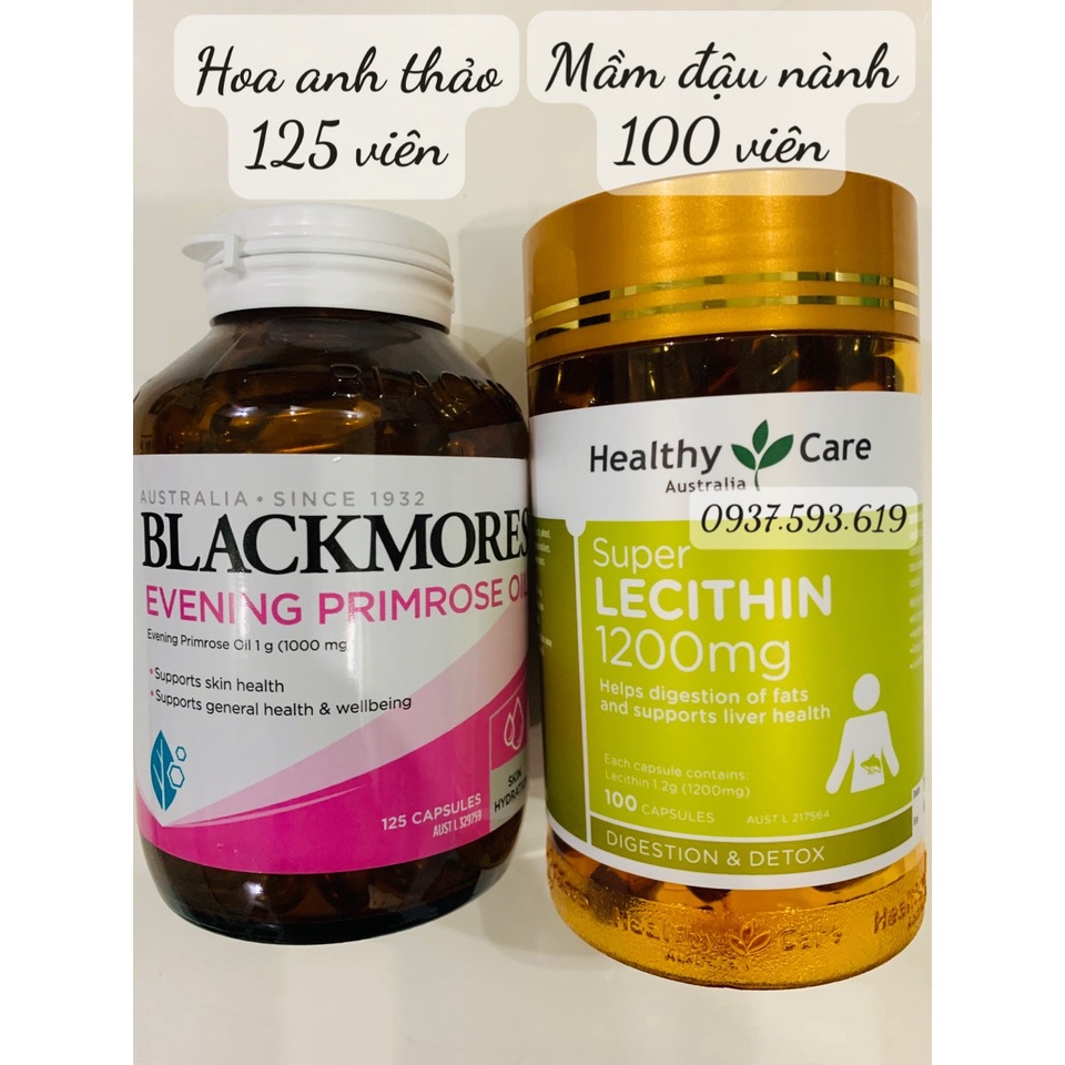 Combo Tăng Cường Nội Tiết Tố Nữ (Blackmores Anh Thảo + Mầm Đậu Nành)