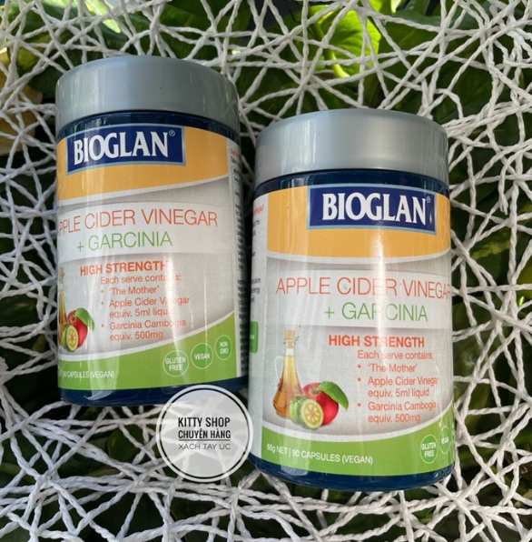 Viên uống giấm táo hỗn hợp Bioglan Apple Cider Vinegar 120 Capsules