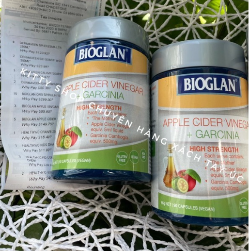Viên uống giấm táo hỗn hợp Bioglan Apple Cider Vinegar 120 Capsules