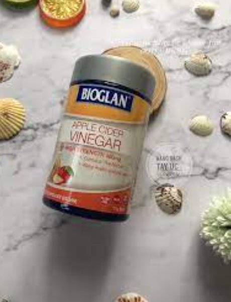 Viên uống giấm táo hỗn hợp Bioglan Apple Cider Vinegar 120 Capsules