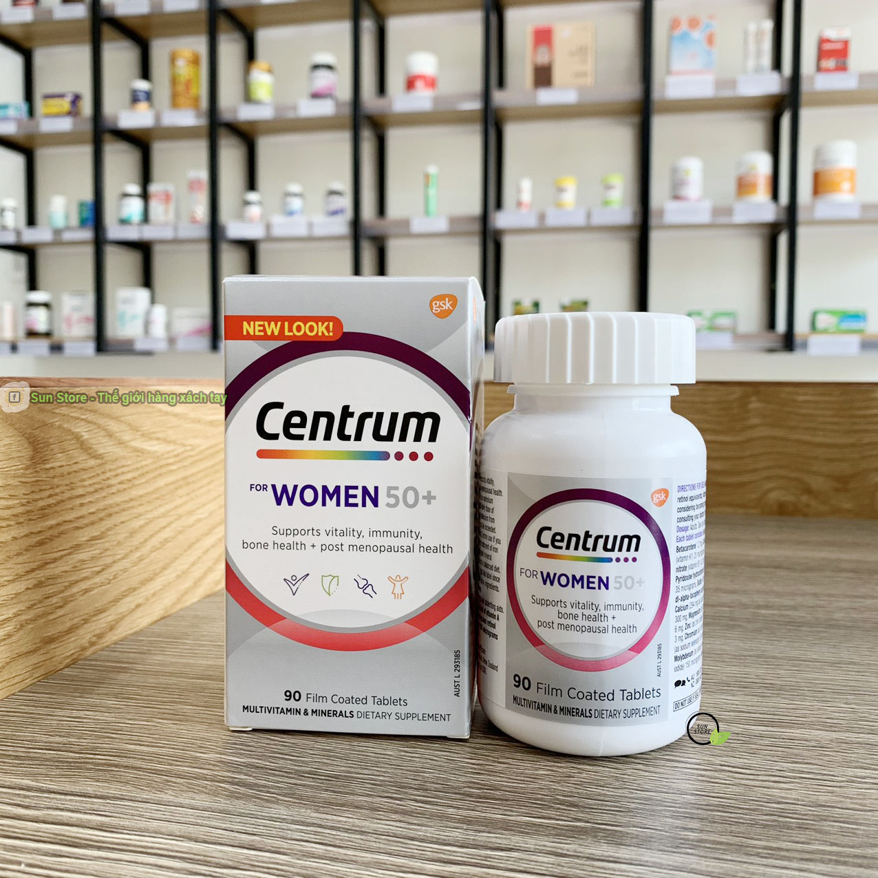 Centrum for Women 50+ vitamin tổng hợp cho nữ trên 50 - 90 Tablets