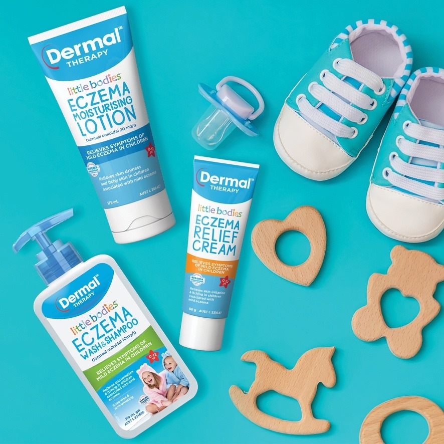 Sữa tắm gội Dermal Therapy Little Bodies Eczema Wash & Shampoo Bottle with Pump 210ml