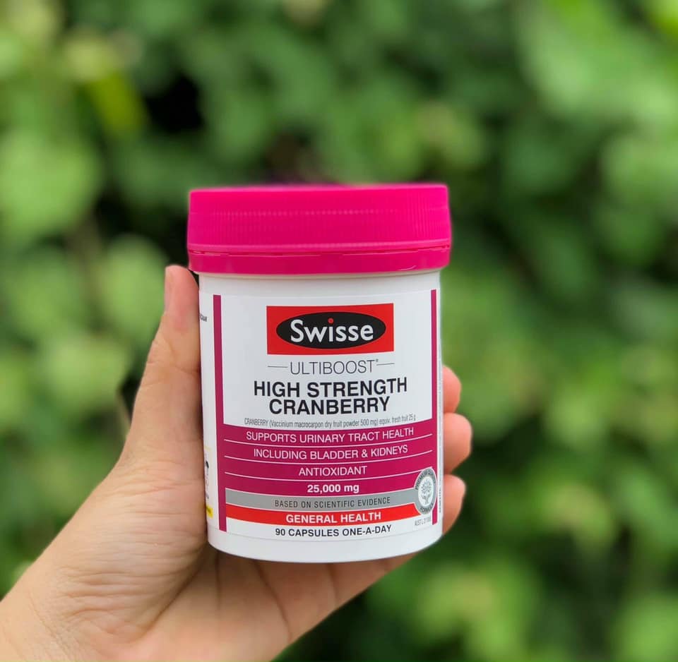 Viên uống hỗ trợ đường tiết niệu Swisse Ultiboost High Strength Cranberry 90 capsules