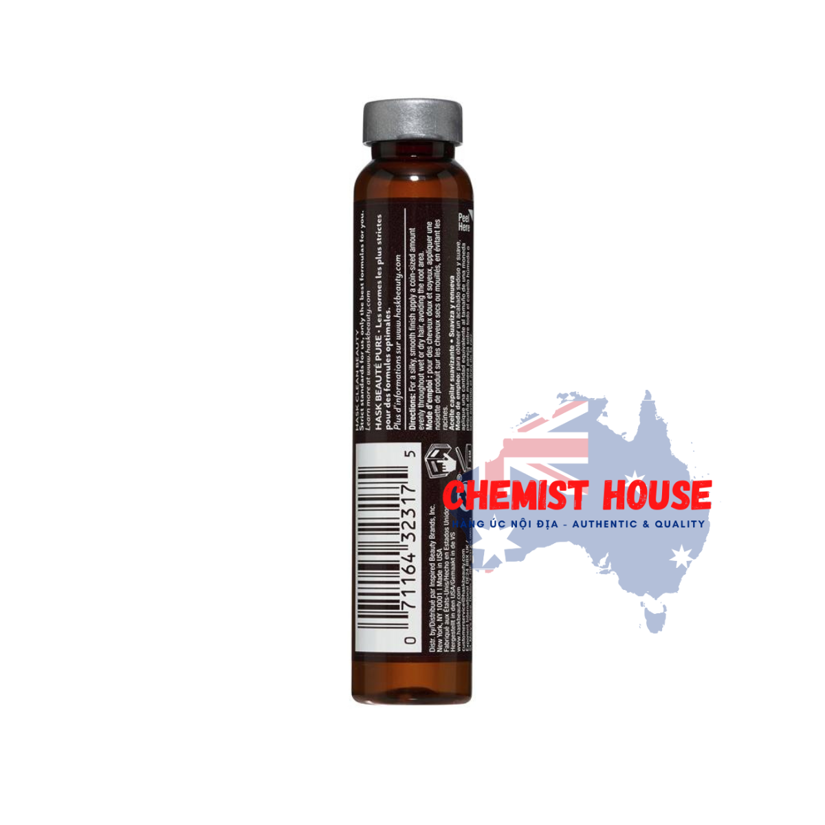 Keratin Oil Làm Mượt Tóc Hask Keratin Vial 18ml