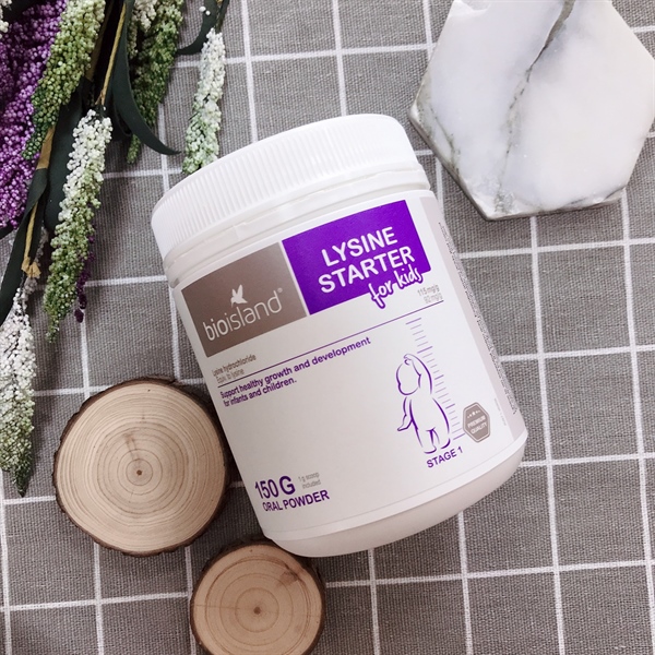 Bio Island Lysine Starter - Bột tăng chiều cao 150g