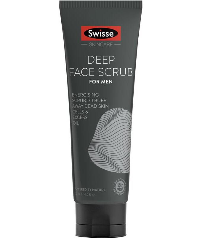 Set Dưỡng da cơ bản cho Nam Swisse Skin Care for Men gồm 4 món (sửa rửa mặt + tẩy tế bào chết + kem dưỡng ẩm +sữa tắm)