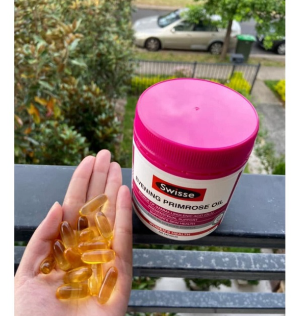 Tinh dầu hoa anh thảo Úc hàng chính hãng Swisse Ultiboost Evening Primrose Oil 200 viên