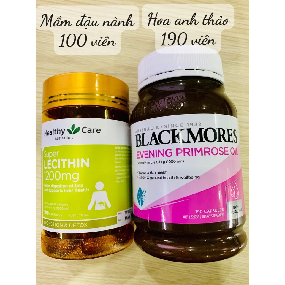 Combo Tăng Cường Nội Tiết Tố Nữ (Blackmores Anh Thảo + Mầm Đậu Nành)