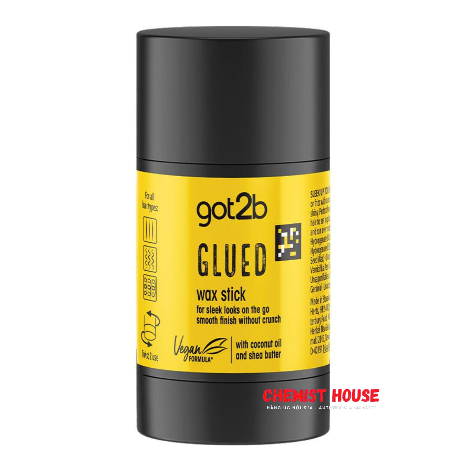 Sáp Tạo Kiểu Tóc Got2b 50g - Got2b Glued Wax Stick 50g - Sáp Tạo Kiểu Tóc Bóng Bền Giữ Nếp Cả Ngày