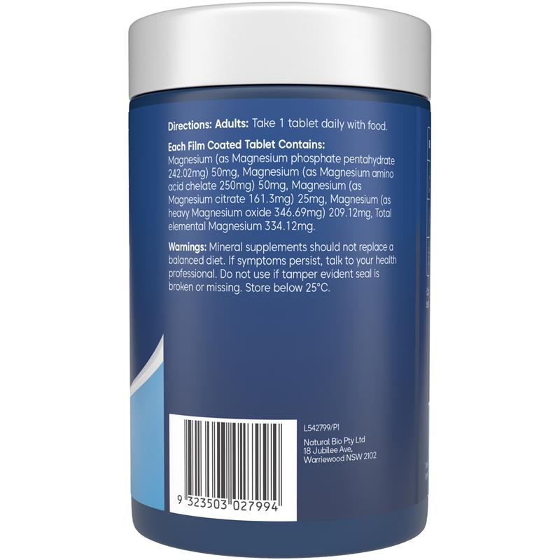 Viên uống bổ sung Magie Bioglan Cenovis Magnesium Value Pack 250 viên