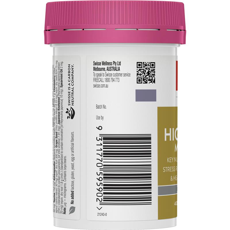 Viên uống vitamin  tổng hợp Nữ cao cấp - Swisse Women's Ultivite Power Multivitamin 40 Viên