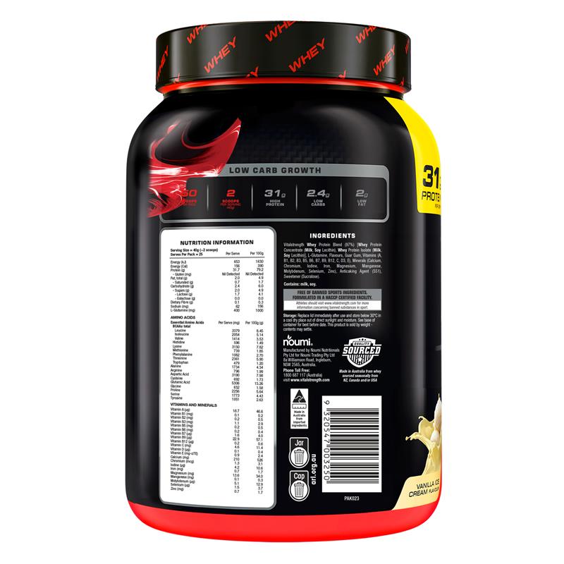 Bột Vital Strength Launch Whey Protein Tăng Trưởng & Phục Hồi Cơ Vị Vanilla/ Sô Cô La - Vital Strength Launch Whey Protein Vanilla/Chocolate
