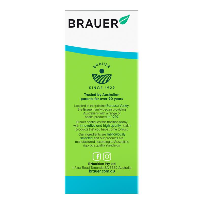 Thực Phẩm Bảo Vệ Sức Khỏe Và Bổ Sung Vitamin Và Khoáng Chất - Brauer Kids Liquid Multivitamin with Iron 200ml