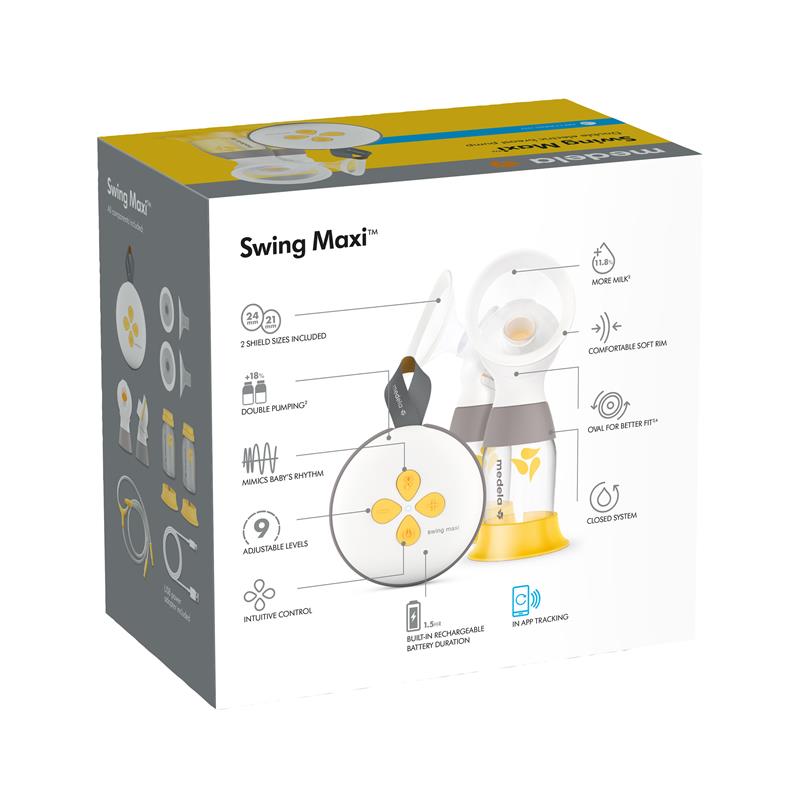 Máy Hút Sữa Điện Đôi Medela Swing Maxi - Medela Swing Maxi Bluetooth Double Electric Breast Pump Value Pack
