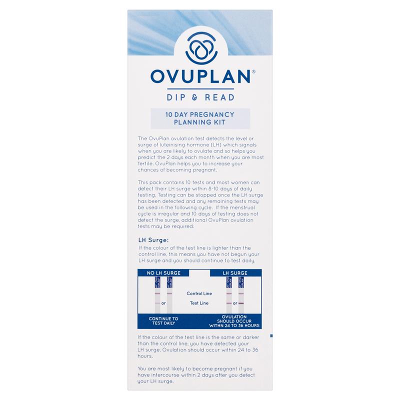 Bộ Công Cụ Lập Kế Hoạch Mang Thai Nhanh Hiệu Quả Tới 99%  - Ovuplan Pregnancy Planning Kit 10 Tests