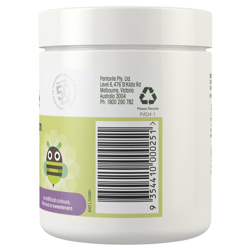 Pentavite Viên Nhai Tổng Hợp Vitamin + Sắt Cho Bé 60 Viên - Pentavite Multivitamin + Iron Kids 60 Chewable Tablets