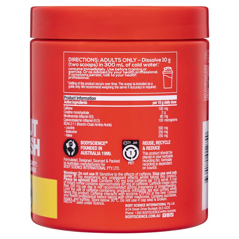 BSc K-OS Pre-Workout Hỗ Trợ Sức Đề Kháng & Tăng Năng Lượng - BSc K-OS Pre-Workout Blue Gummies/Lemon Squash/Juicy Melon/Grape 300g