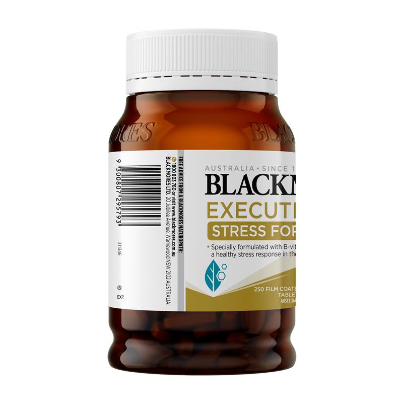 Viên Uống Blackmores Executive B Stress Formula Hỗ Trợ Giảm Căng Thẳng 28 Viên/ 250 Viên - Blackmores Executive B Stress