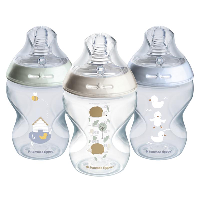 Bộ 3 Bình Sữa PP Ty Siêu Mềm Siêu Tự Nhiên Cho Bé 260ml - Tommee Tippee Natural Start 260ml PP Bottles Boy 3 Pack