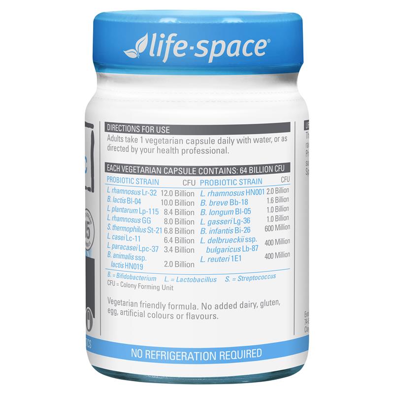 Life Space Double Strength Probiotic - Viên uống men vi sinh cho người lớn 30 viên
