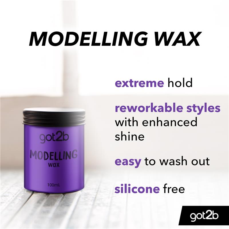 Sáp Vuốt Tóc Got2b Modelling 100ml - Got2b Modelling Wax 100ml - Tạo kiểu Giữ Nếp Chắc Chắn