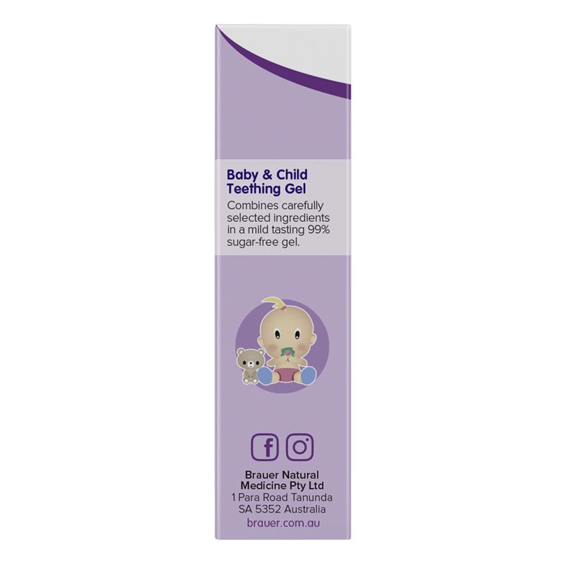 Gel Giảm Đau Răng Cho Bé Brauer Baby & Child Teething Gel 20g