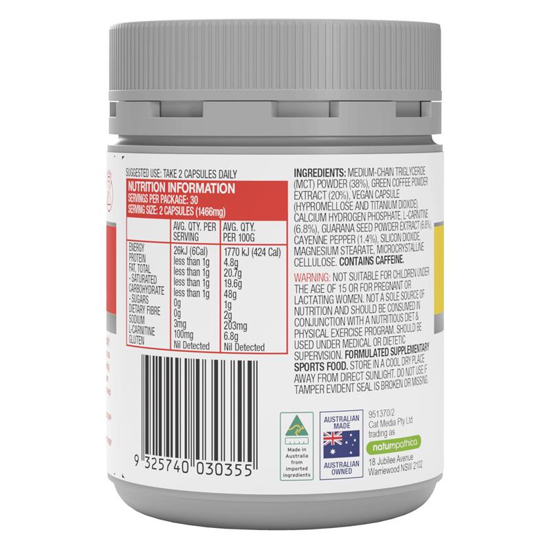 Viên Uống Hỗ Trợ Giảm Cân Fatblaster Keto Fit Fire 60 Viên - Naturopathica Fatblaster Keto Fit Fire 60 Capsules