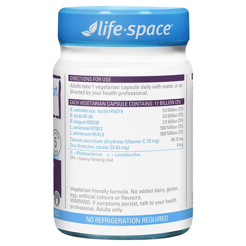 Viên Uống Men Vi Sinh Tăng Đề Kháng Life Space Immune Support Probiotic 60 Capsules