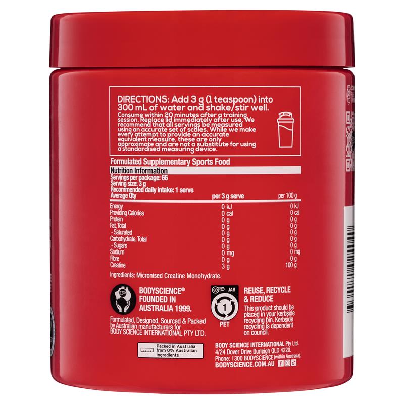 BSc Creatine Nguyên Chất 200g - BSc Pure Creatine 200g