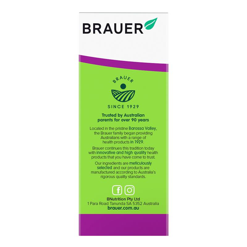 Siro BRAUER Liquid Iron with Vitamin B - Bổ sung Sắt & vitamin B cho trẻ từ 1 tuổi (200ml)