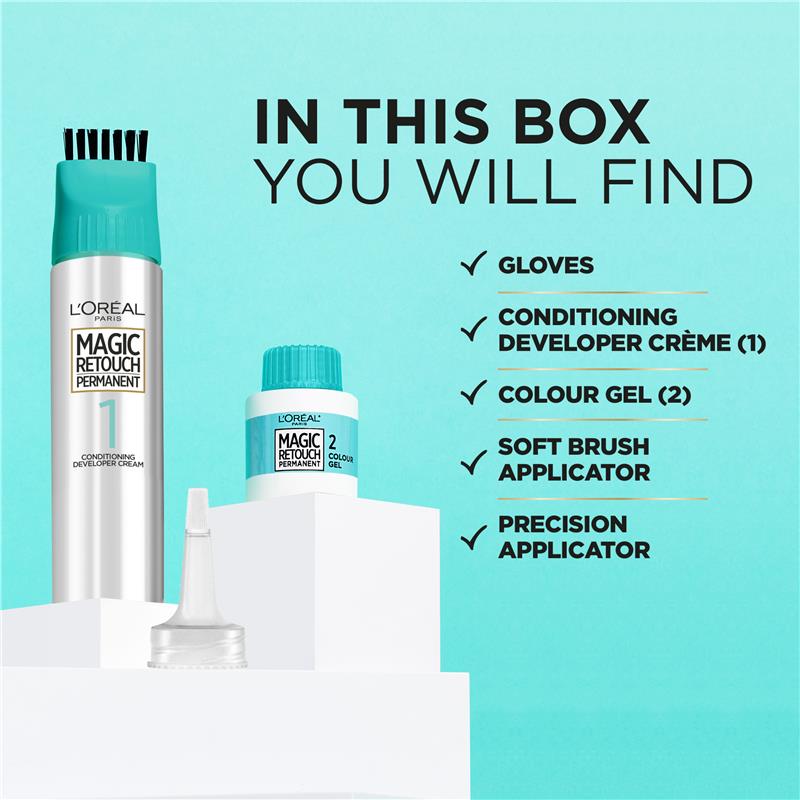 L'Oreal Paris Magic Retouch vĩnh viễn 2 màu tóc Đen Mềm - L'Oreal Paris Magic Retouch Permanent 2 Soft Black