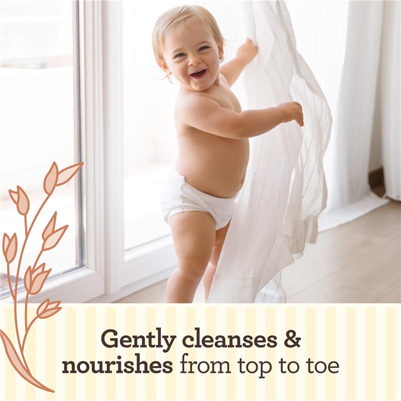 Sữa Tắm Gội Toàn Thân Cho Bé 2in1 Không Gây Cay Mắt Dịu Nhẹ & An Toàn Thích Hợp Cho Da Bé Và Da Nhạy Cảm - Aveeno Baby Daily Moisture Lightly Scented Wash & Shampoo 532ml