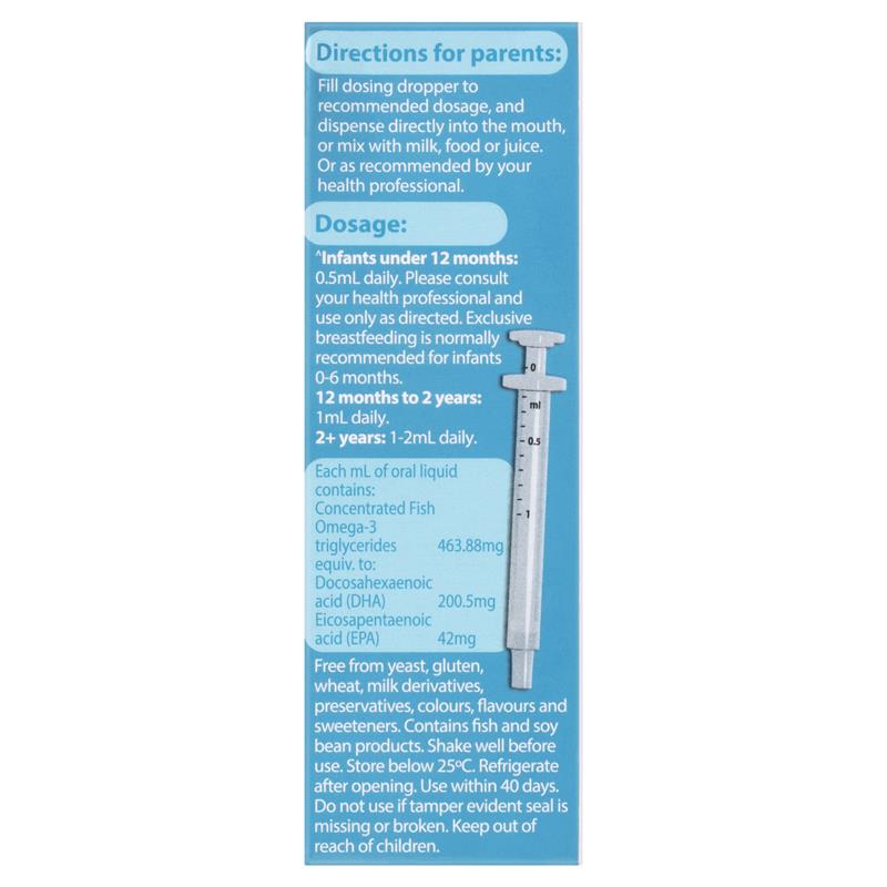 Nature's Way Kids Smart Drops DHA Hỗ Trợ Phát Triển Não Bộ, Thị Lực Cho Bé 20ML - Nature's Way Kids Smart Drops DHA 20ml