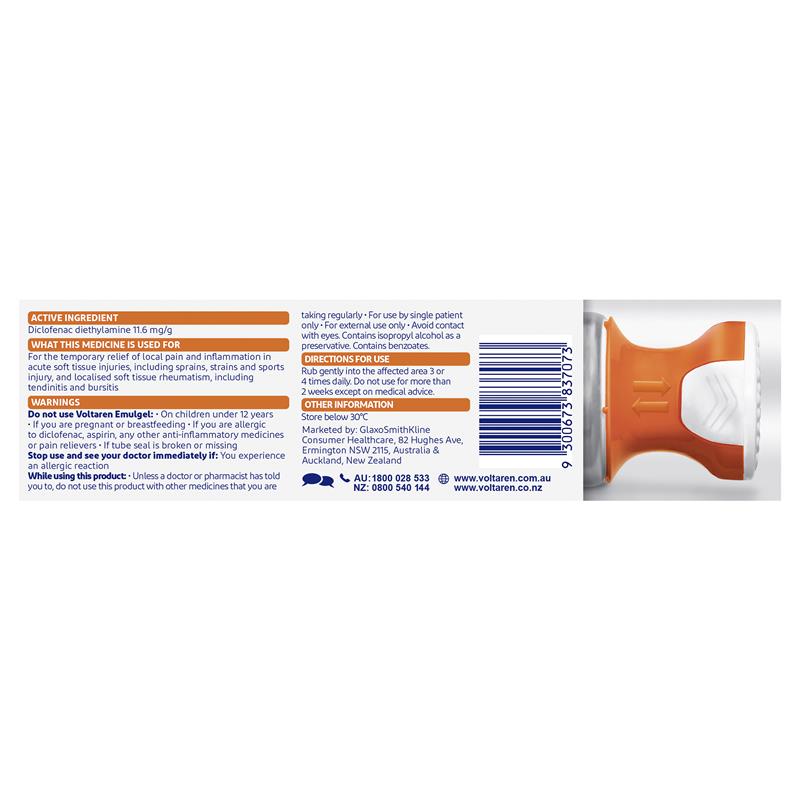 Voltaren Úc kem Bôi Xoa Bóp - Voltaren Pain Relief Gel No Mess Applicator