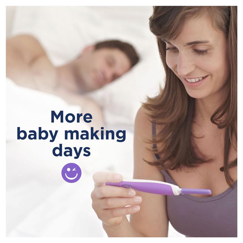 Hộp 10 Bộ Test Rụng Trứng Kỹ Thuật Số Nâng Cao Clearblue (Hormone Kép) - Clearblue Advanced Digital Ovulation Kit Test (Dual Hormone) 10 Pack